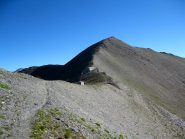 Buc Faraut salendo dal rifugio 