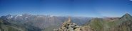 panoramica con testata valli di lanzo zona granparadiso p. chiavesso e ciorneva