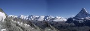 Panorama dal bivacco