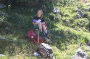 Il piccolo Edoardo con la mamma