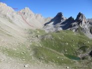 La via al Passo Terre Nere