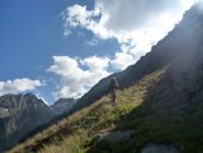 discesa nel vallone Panieris