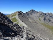 Col du Petit Malrif e Petit Rochebrune visti salendo al Pic du Malrif