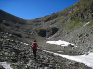 Quasi al laghetto con il passo Muret sullo sfondo