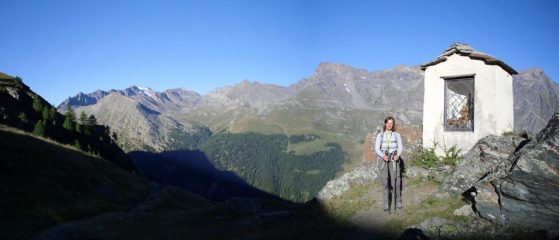 l'arrivo a Levionaz dèsot...