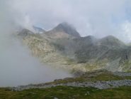 Torrione Mazzucchini e Lago Lungo dalla cima