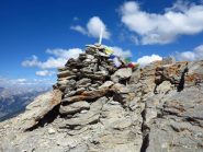 Sulla cima della Tete de Girardin