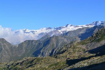 si apre il panorama verso il Rosa