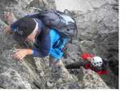 Passi divertenti sulla cresta nord-ovest..