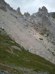 prima parte di discesa dal colle del mulo