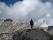 sul bunker con l'Oronaye sullo sfondo