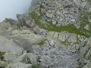Bocchetta di Boiretto dall'alto