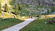 la partenza dal Rifugio Dibona (7-9-2013)
