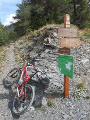 Baisse d'Ugail inizio sentiero per Baisse Crouseta