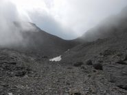 in vista del Pas de la Petite Cavale e a sx la Tete Carree