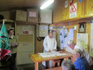 messa all'interno del rifugio