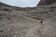 salendo verso lo sbarramento roccioso finale (8-9-2013)