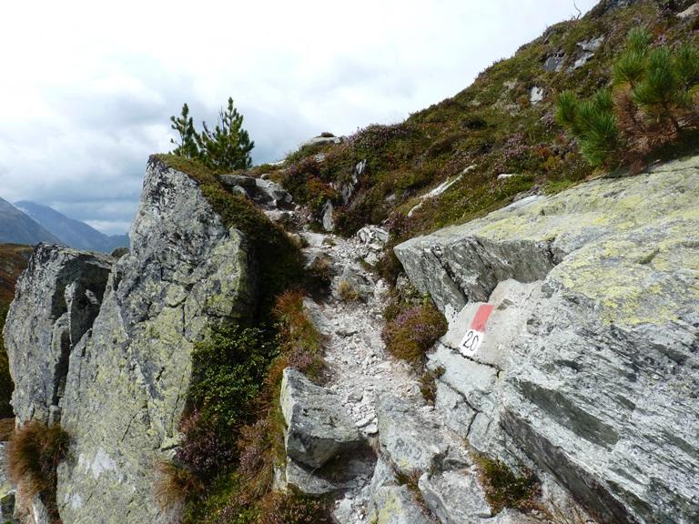 tratto terminale della salita