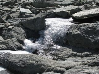 Stamane temperature invernali quì sotto la Lavina