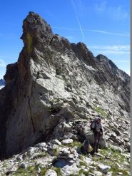 Alla Breche Cabret in discesa