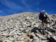 Salendo verso la cima del Caire Cabret