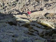 partenza della via don gino vista dalla prima sosta 4c