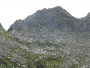 Punta Liamau vista dalla sella di quota 2300