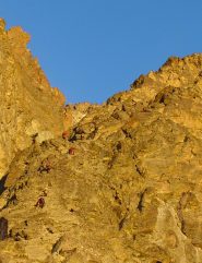 alcune cordate nel primo tratto