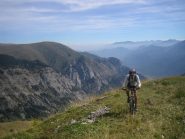 la salita alla cima Varirosa-breve tratto ciclabile;