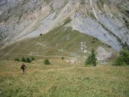 discesa diretta sul colle