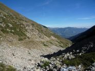 quasi al lago della Valletta, panorama sulla pianura