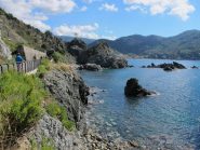 Percorrendo la pista ciclopedonale fra Levanto e Framura