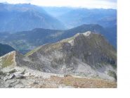 Tutta la cresta di salita dalla vetta del Soleron..