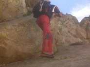 discesa dalla placca