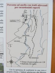 Mappa sentiero della Gleiza di Barbet