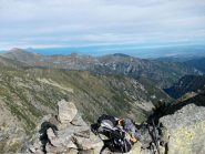 vista su Val Corsaglia dalla Ruscarina