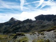 Pizzo d'Ormea(sx) e Cima delle Roccate dal Biv.F.Cavarero