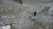 Catena nel canale della Forcellina