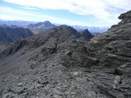 durante l'attraversamento della detritica cresta