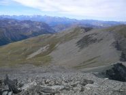 a dx la cima Terra Nera con l'omonimo colle