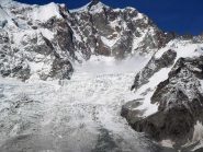 polvere dopo la caduta del seracco