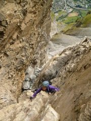 Appena prima dell'ingresso in grotta