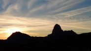 Alba sulla Meja dal rifugio