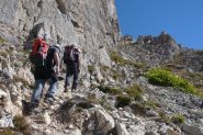 In salita sulla cengia
