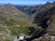 Lago della Vacca e vallone del Sabbione verso Trinità