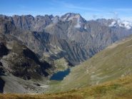 Panorama dal Colle del Vei del Bouc su Argentera e c. e Lago del Vei del Bouc