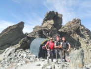 Bivacco e punta Venezia sullo sfondo