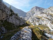 il Vallone delle Masche con cima Pian Ballaur sullo sfondo