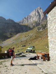 la vetta e l'itinerario di salita