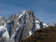 Dal colle vista sulle Jorasses.........